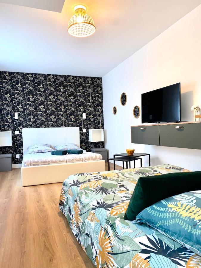 Superbe Appt Avec Cour Et Parking Gratuit A 5Min De La Cite Medievale Carcassonne Eksteriør billede