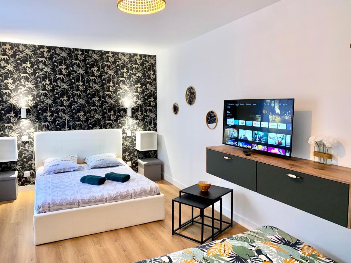Superbe Appt Avec Cour Et Parking Gratuit A 5Min De La Cite Medievale Carcassonne Eksteriør billede